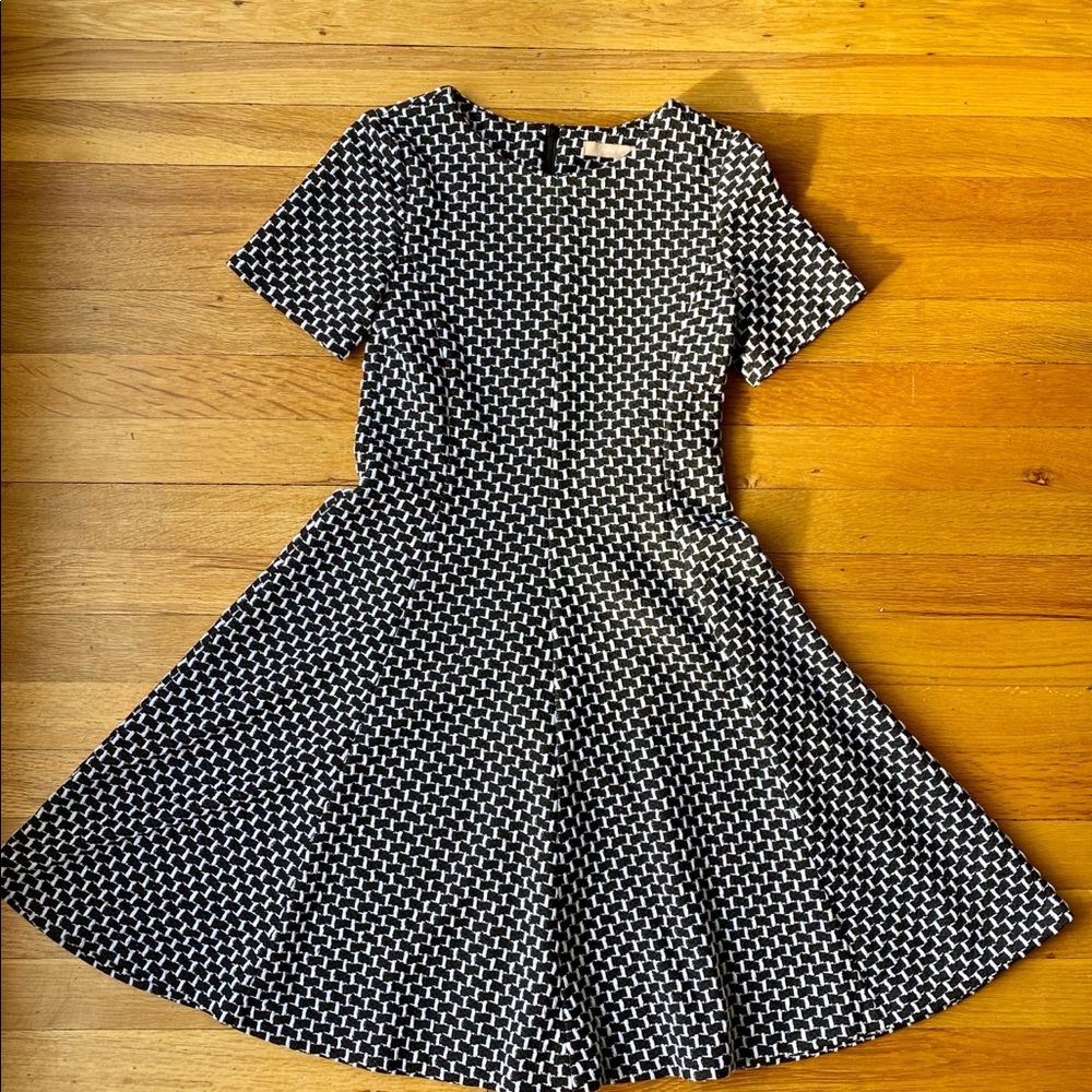 Anthropologie Hutch Houndstooth Dress